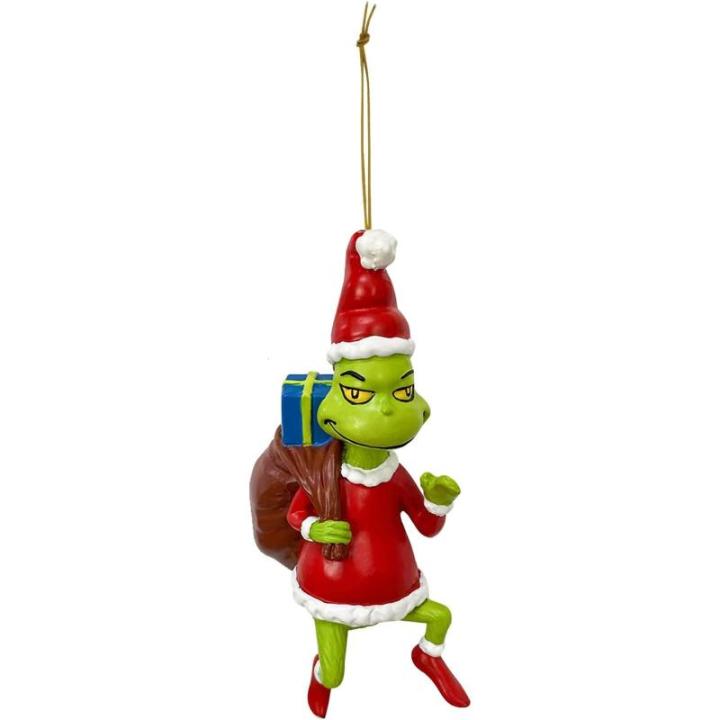 Kerstdecoratie, acryl, kerstboomversiering, groen, schattig, hangende ornamenten, kerstdecoratie, kerstversiering, feestdecoratie voor kerstfeest