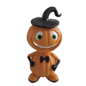 Halloween Kürbis Mann Cartoongestalten Große 16cm Modellspielzeug Statue für Schreibtisch und Dekoration im Garten (Kürbis Mann B)