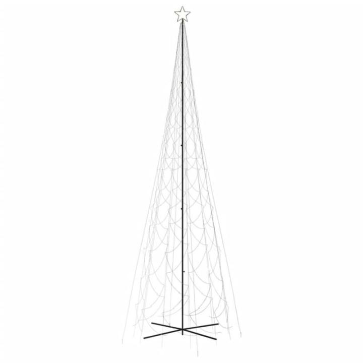 Mobili Weihnachtsbaum mit Kegel, warmweiß, 3000 LEDs, 230 x 800 cm, Weihnachtsdekoration, Weihnachtsbaum, künstlicher Weihnachtsbaum, dünner Ständer