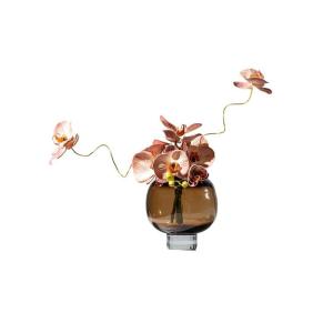 Kunstblumen Künstliche Blumen – Glas und Silikon, Elegantes Herzstück für Esstische, Büros und Hochzeiten – vielseitiges Design für jeden Anlass