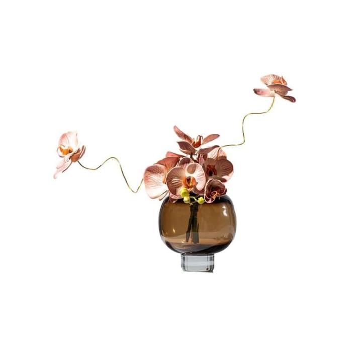 Kunstblumen Künstliche Blumen – Glas und Silikon, Elegantes Herzstück für Esstische, Büros und Hochzeiten – vielseitiges Design für jeden Anlass