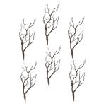 6St Halloween-Dekorationssimulationsanlage Halloween Dekoration Halloween Decor Künstliche Pflanze Weihnachtsbaumzweig AST gefälschte getrocknete Zweige Tischdekorationen zu Haus