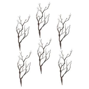 6St Halloween-Dekorationssimulationsanlage Halloween Dekoration Halloween Decor Künstliche Pflanze Weihnachtsbaumzweig AST gefälschte getrocknete Zweige Tischdekorationen zu Haus