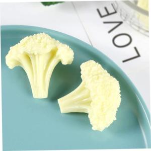 3 Sätze Blumenkohlmodell Gemüsemodell Simulation Von Gemüse Blumenkohl Simulation Von Blumenkohl Requisiten Simuliertes Blumenkohlmodell Grüne Dekorationen 3 Stück * 3