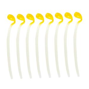 8st Sojasprossen-Modell Pflanzliches Modell Sojasprossen Foto Requisiten Simulation Gemüsemodell Requisiten Präsentieren Gefälschte Gemüsedekoration Künstliches Gemüse Yellow