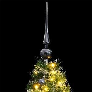 Weihnachtsbaum, Klappbar Christbaum mit 150 LEDs Kugeln Ständer, Beleuchtet Tannenbaum Kunstbaum mit 8 Beleuchtungsmodi, Weihnachtsdeko Dekobaum, 150cm