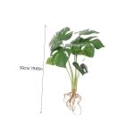 Büro-Faux-Pflanze Lebendiges Monstera-dekor Lebendige Künstliche Pflanze Kunstpflanze Für Den Haushalt Café-dekor Künstliche Monstera-Pflanze Tischplatte Kunstpflanze Plastik 