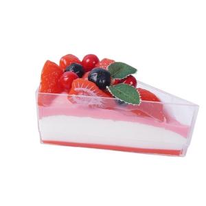Fake Kuchen künstliche Kuchen Faux Slice Cake Künstliche Desserts Shop Kuchen Display Modell Für Home Decor Fotografie Requisiten Realistisches Essen(B)