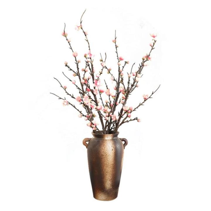 54 cm Roze Winter Pruim Tak Kunstmatige Bloem Thuis Hotel Bruiloft Scene Decoratie Bloemstuk DIY (B, 1 stuks)