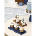 Künstlicher Bärenkuchen, gefälschtes Dessert, blau, Simulationsmodell, Fotografie-Requisiten, Schaufenster, Dekorationsständer