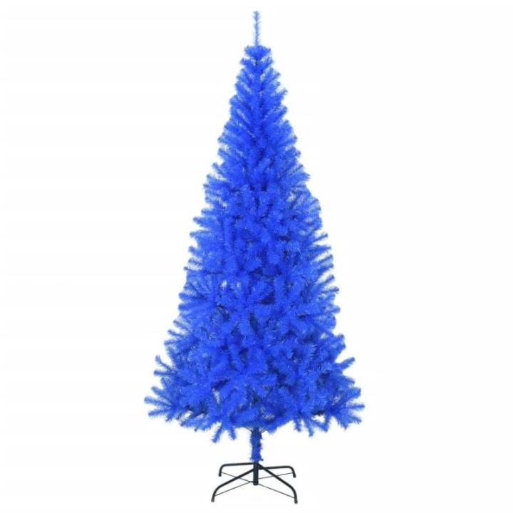 Christbaum künstlich,USB Weihnachtsbaum,Tannenbaum,Künstlicher Weihnachtsbaum mit Ständer Blau 180 cm PVCchristmas Tree,Weihnachtsbaum mit Beleuchtung,