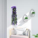 2 stuks hangplanten, , hangende kunstplanten, voor huismuur, binnen en buiten, tuin, bruiloft, balkon, manddecoratie