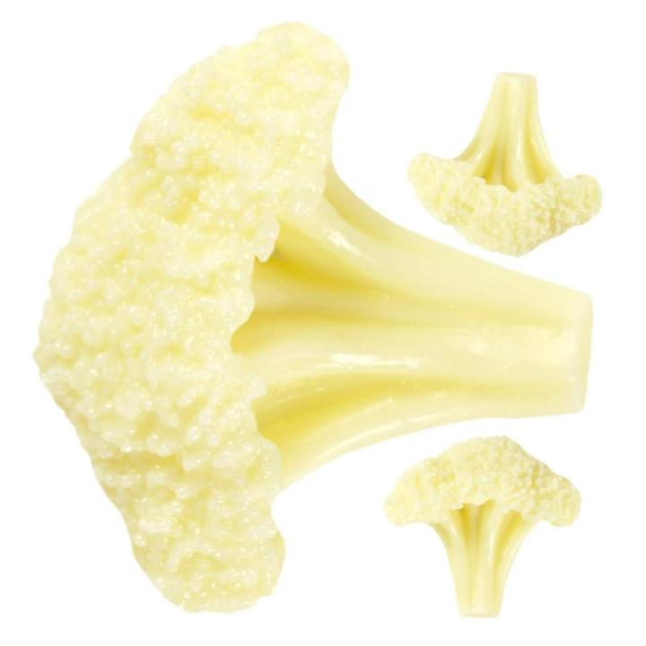 4 Sätze Blumenkohl Modell Künstliche Blumen Simuliertes Blumenkohl Modell Lebensmittelgeschäft Blumenkohl Dekor Simulation Von Gemüse Blumenkohl Gefälschte 3 Stück * 4