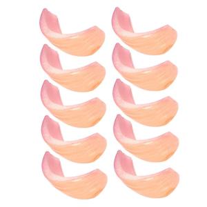 12st Zwiebelmodell Zwiebel Dekorationen Lebensechte Zwiebel Gefälschte Zwiebelornamente Simulationszwiebel Food-Modell Falsches Gemüsemodell Nachgeahmtes Gemüsemodell PVC Rosa