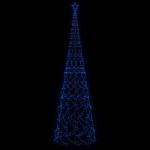 Mobili Weihnachtsbaum mit blauem Kegel, 3000 LEDs, 230 x 800 cm, Weihnachtsdekoration, Weihnachtsbaum, künstlicher Weihnachtsbaum, dünner Ständer