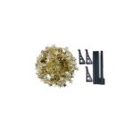 Kuaizi Weihnachtsbaum Ornament einziehbare Weihnachten Liefert Wolle Top Christmas Tree Folding Weihnachtsdekor Fit for Home Party Jingxin(1.2M,Gold)