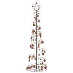 Weihnachtsbaum Kegelform mit Kugeln 120 LEDs Warmweiß 180 cm