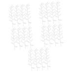 20 Stück Kristallperlen Blumen Hochzeit Zuhause DIY Zubehör Acryl Ranke Hochzeit Party DIY Handwerk Hochzeit Pflanzenknospenzweig Künstlicher Blumenzweig