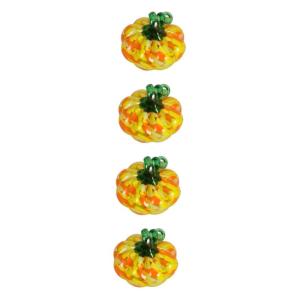 4 Stück Kürbishandwerk Kürbis-Tischdekoration Kürbis im Herbst Kürbis ernten Halloween Dekoration Herbst Dekoration Kürbis Ornament bastelset Halloween-Tischakzent Wohnkultur