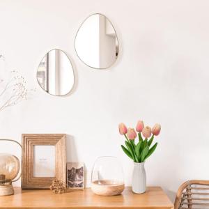 Kunstbloemen, kunsttulpen, net als echte echte tulpen, hoogte 30 cm, met vaas van keramiek, decoratieve kunstplant (lichtroze)