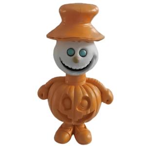 Halloween Kürbis Mann Cartoongestalten Große 16cm Modellspielzeug Statue für Schreibtisch und Dekoration im Garten (Kürbis Mann C)