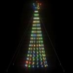 Weihnachtsbaum Kegelform Weihnachtsbaum Beleuchtung Christbaumbeleuchtung Weihnachtsbeleuchtung Weihnachtsdeko für Weihnachten, Party275 LEDs Mehrfarbig 180 cm