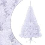 klein künstlicher Christbaum,Mini-Weihnachtsbaum,Künstlicher Halber Weihnachtsbaum mit Ständer Weiß 150 cm PVCGeeignet für Patio, Schlafzimmer, Wohnzimmer, Weihnachten