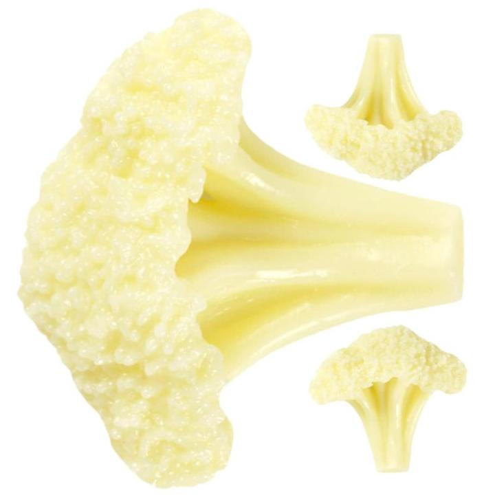 2 Sätze Blumenkohl Modell Simulation Grüner Brokkoli Gemüse Requisiten Grüne Accessoires Lebensechte Blumenkohl Verzierung Künstliches Gemüse Gemüse Ornament 3 Stück * 2