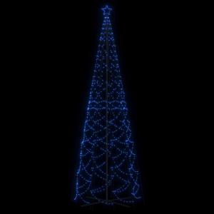 LED kerstboom kerstboom lichtboom kerstdecoratie verlichting buiten verlicht lichtketting outdoor kegelvorm blauw 1400 LEDs 160x500 cm