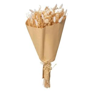 Atmosphera - Strauß Trockenblumen Folk H. 50 cm - Weiß