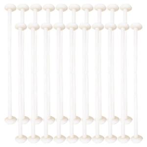 20St Simulation Flammulina velutipes Simulation Pilzmodell Kinderspielzeug gefälschtes Gemüse Spielzeug für Kinder Toys künstliches Gemüsemodell simulierter Pilz PVC Weiß