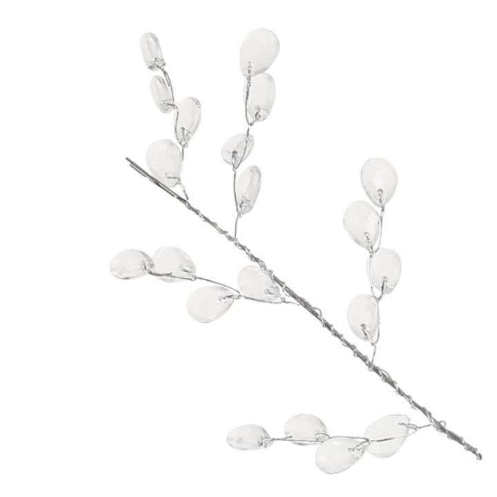 4 Stück Künstliche Blumenrebe Zuhause Hochzeit Party Acryl Rebe Perlenblume Hochzeit Blumenhandwerk Acryl Zweig Acryl Blumendekoration