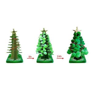 【UK Stock】 Mini kerstboom magie groeien, papieren boom DIY kristal kweekkit/ornamenten decoratie speelgoed nieuwigheid kerstcadeau jongens meisjes wetenschapskits en speelgoed 