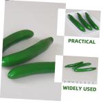 5 Sätze Simuliertes Gemüsemodell Küchendekoration Simulierte Gurkenmodelle Küchensimulationsgurke Simulation Gemüsemodell Fotografie-Requisite Gurkendekor Schaum Green 4 Stüc