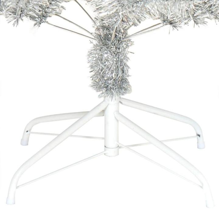Christbaum künstlich,USB Weihnachtsbaum,Tannenbaum,Künstlicher Weihnachtsbaum mit Ständer Silbern 240 cm PETchristmas Tree,Weihnachtsbaum mit Beleuchtung,