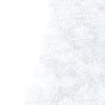 Künstlicher Halb-Weihnachtsbaum Beleuchtung Kugeln Weiß 210 cmWeiß und Rose