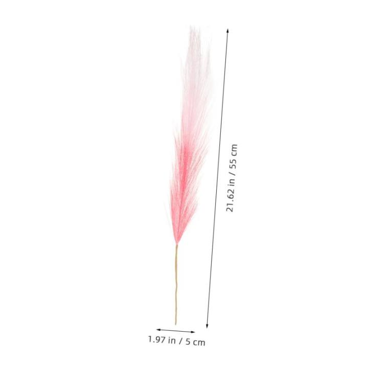 10st -Dekoration Schilf DIY Schmücken Schilfgras Ornamente Schilf Für Vase Schilfpflanze Pampas-Pflanze Künstliche Pampas Schilf DIY Dekore Pampas-Bouquet Stoff