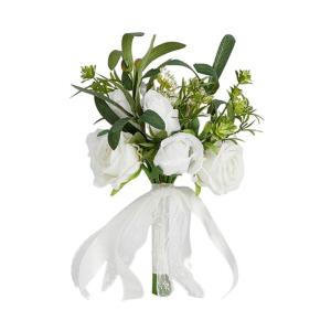 Hochzeitssträuße für die Braut, Brautjungfer, Handsträuße, künstliche Blumen zum Werfen, Zeremonie, Jahrestag, Brautparty-Dekorationen