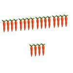 5 Sätze 5 Sets Künstliche Karotten Pädagogisches Gemüsespielzeug Künstliches Gemüsemodell Gefälschte Gemüseornamente Karottendekorationen Ostersimulation 4 Stück * 5