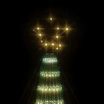 Weihnachtsbaum Kegelform Weihnachtsbaum Beleuchtung Christbaumbeleuchtung Weihnachtsbeleuchtung Weihnachtsdeko für Weihnachten, Party275 LEDs Warmweiß 180 cm
