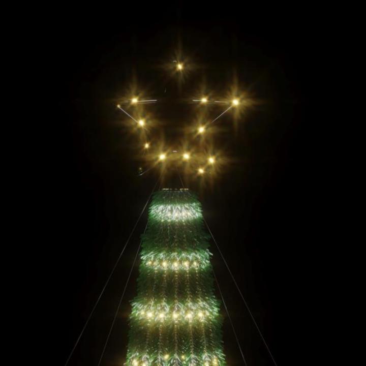 Weihnachtsbaum Kegelform Weihnachtsbaum Beleuchtung Christbaumbeleuchtung Weihnachtsbeleuchtung Weihnachtsdeko für Weihnachten, Party275 LEDs Warmweiß 180 cm