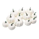 12 stuks kunstpompoenen, decoratieve pompoen, kunstplantset voor Halloween, decoratie, herfstdecoratieset, 6 groot + 6 klein