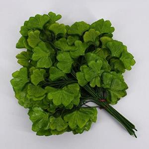 12 stuks 60 cm witte Ginkgo Biloba Maidenhair Boomblad Bladeren Tak Zijde Kunstmatig voor Bruiloft Thuis Kantoor Hotel Decoratie (Groen)