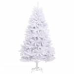 Tannenbaum Kunstbaum mit PVC-Spitzen, Weihnachtsdeko Dekobaum für Innen Außen Künstlicher Weihnachtsbaum Klappbar mit Ständer Weiß 240 cm