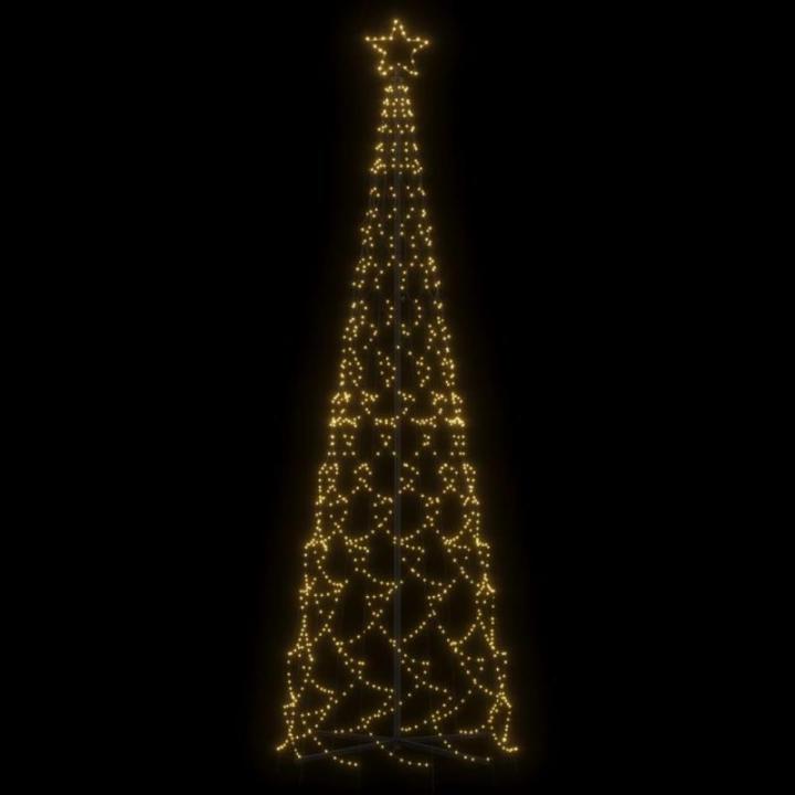 Mobili Weihnachtsbaum mit Kegel, warmweiß, 500 LEDs, 100 x 300 cm, Weihnachtsdekoration, Weihnachtsbaum, künstlicher Weihnachtsbaum, dünner Ständer