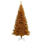 Christbaum künstlich,USB Weihnachtsbaum,Tannenbaum,Künstlicher Weihnachtsbaum mit Ständer Golden 180 cm PETchristmas Tree,Weihnachtsbaum mit Beleuchtung,
