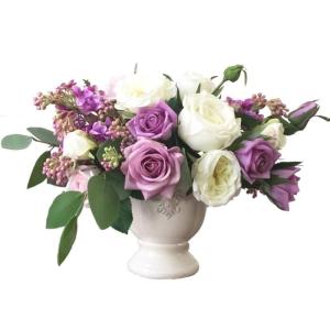 Kunstblumen Realistische Rosen, Seidenblumenarrangements, künstliche Blumen im Topf, Simulationsblumen, Tischdekoration, Zubehör, Bonsai-Pflanzen für jeden Anlass