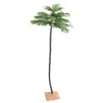 Künstliche Palme mit 252 LEDs Dekobaum Kunstbaum Deko für Weihnachten, Party, Hochzeit, Garten, Balkon Warmweiß 400 cm