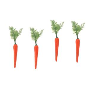 4 Plastik gemüse osterdekoration osterndeko malerbedarf lebensechte Karottenmodelle pflanzliche Modelle gefälschte gefälschtes Gericht Requisiten schmücken