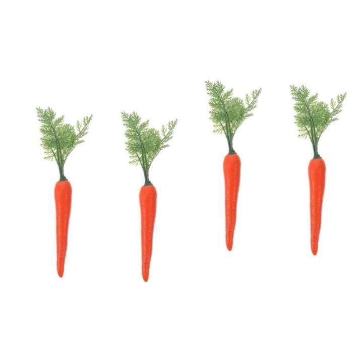 4 Plastik gemüse osterdekoration osterndeko malerbedarf lebensechte Karottenmodelle pflanzliche Modelle gefälschte gefälschtes Gericht Requisiten schmücken